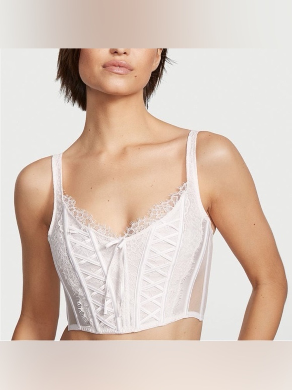 Victoria's Secret Lace Unlined Corset
Bra Top size S